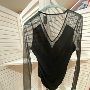 Black BCBGeneration bodysuit, size M